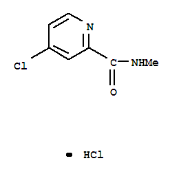 Structure of 4-Chloro-N-methylpyridine-2-carboxamide Hydrochloride