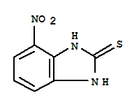 Structure of 2H-Benzimidazole-2-thione,1,3-dihydro-4-nitro-