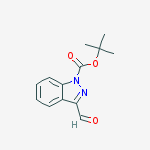 Structure of tert-Butyl 3-formyl-1H-indazole-1-carboxylate