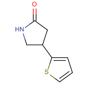 Structure of 2-Pyrrolidinone, 4-(2-thienyl)-