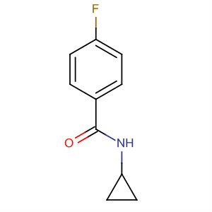 Structure of Benzamide, N-cyclopropyl-4-fluoro-