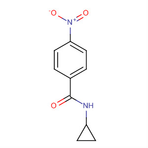 Structure of Benzamide, N-cyclopropyl-4-nitro-