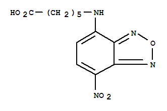 Structure of 6-(7-nitrobenzofurazan-4-ylamino)-hexanoic acid
