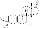 Structure of 7alpha-Methyl-3,3-dimethoxy-5(10)-estrene-17-one