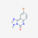 Structure of 9-bromo-[1,2,4]Triazolo[1,5-c]quinazolin-5(6H)-one