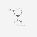 Structure of tert-butyl 3-oxo-2,3,6,7-tetrahydro-1H-azepine-1-carboxylate