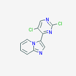 Structure of 3-(2,5-Dichloropyrimidin-4-yl)imidazo[1,2-a]pyridine