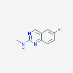Structure of 6-Bromo-N-methylquinazolin-2-amine