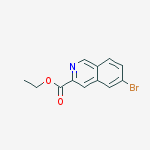 Structure of Ethyl 6-bromoisoquinoline-3-carboxylate