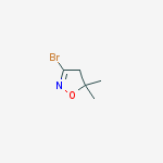 Structure of 3-bromo-5,5-dimethyl-4h-1,2-oxazole