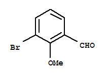 Structure of 3-BROMO-2-METHOXYBENZALDEHYDE