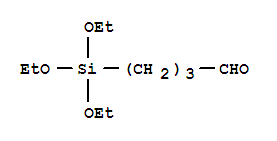TRIETHOXYSILYLBUTYRALDEHYDE: 90%结构式
