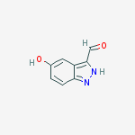 Structure of 5-HYDROXY-1H-INDAZOLE-3-CARBOXALDEHYDE