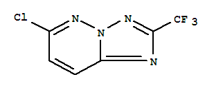 Structure of 6-CHLORO-2-(TRIFLUOROMETHYL)- [1,2,4]TRIAZOLO[1,5-B]PYRIDAZINE