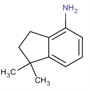 1,1-DIMETHYL-2,3-DIHYDRO-1H-INDEN-4-AMINE结构式
