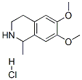 Structure of 6,7-DIMETHOXY-1-METHYL-1,2,3,4-TETRAHYDROISOQUINOLINE HYDROCHLORIDE