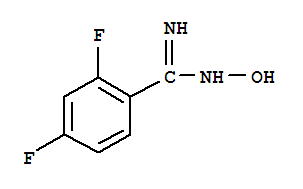 2,4-二氟-N-羟基苯草酰亚胺结构式