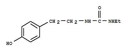 Structure of N-ETHYLAMINOCARBONYLTYRAMINE