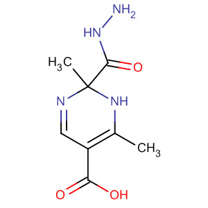 Structure of 5-Pyrimidinecarboxylic acid, 2,4-dimethyl-, hydrazide