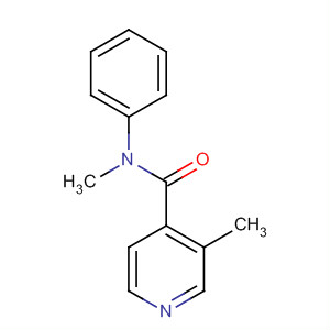 Structure of 4-Pyridinecarboxamide, N,3-dimethyl-N-phenyl-