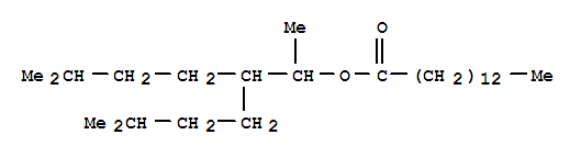 Structure of 2-ISOPENTYL-1,5-DIMETHYLHEXYL TETRADECANOATE