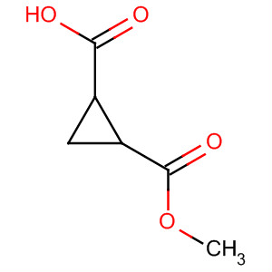 1,2-Cyclopropanedicarboxylic acid, monomethyl ester, (1R,2R)-结构式