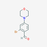Structure of 2-BROMO-4-MORPHOLIN-4-YL-BENZALDEHYDE