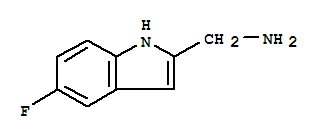 Structure of (5-FLUORO-1H-INDOL-2-YL)METHANAMINE