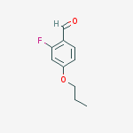 Structure of 2-Fluoro-4-propoxybenzaldehyde