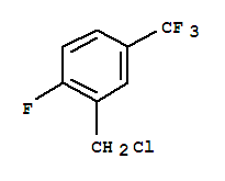 Structure of 2-Fluoro-5-trifluoromethylbenzyl chloride