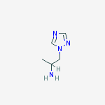 Structure of 1-(1,2,4-triazol-1-yl)propan-2-amine