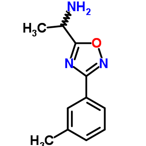 Structure of 1-(3-M-TOLYL-[1,2,4]OXADIAZOL-5-YL)-ETHYLAMINE