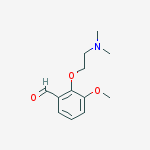 Structure of 2-(2-DIMETHYLAMINO-ETHOXY)-3-METHOXY-BENZALDEHYDE