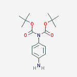 Chemical structure of N,N-DI-BOC-BENZENE-1,4-DIAMINE