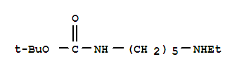 Structure of TERT-BUTYL 5-(ETHYLAMINO)PENTYLCARBAMATE