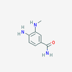 Structure of 4-amino-3-(methylamino)benzamide