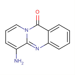Structure of 11H-Pyrido[2,1-b]quinazolin-11-one, 6-amino-