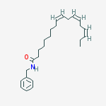 Structure of (9Z,12Z,15Z)-N-(Phenylmethyl)-9,12,15-octadecatrienamide