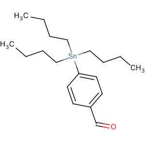 Structure of Benzaldehyde, 4-(tributylstannyl)-