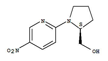 Structure of (S)-(-)-N-(5-NITRO-2-PYRIDYL)PROLINOL