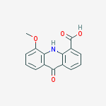 Structure of 5-METHOXY-9-OXO-9,10-DIHYDRO-ACRIDINE-4-CARBOXYLIC ACID