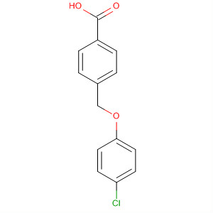 Structure of Benzoic acid, 4-[(4-chlorophenoxy)methyl]-