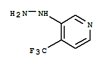 Structure of Pyridine,3-hydrazinyl-4-(trifluoromethyl)-
