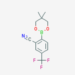 Structure of 2-(5,5-DIMETHYL-1,3,2-DIOXABORINAN-2-YL)-5-(TRIFLUOROMETHYL)BENZONITRILE