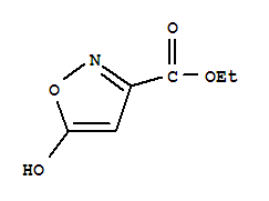 Structure of 3-ISOXAZOLECARBOXYLIC ACID 5-HYDROXY-,ETHYL ESTER