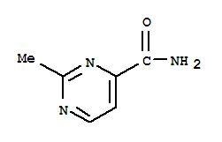 Structure of 4-Pyrimidinecarboxamide,2-methyl-