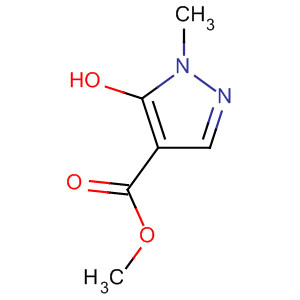 Structure of 1H-Pyrazole-4-carboxylic acid, 5-hydroxy-1-methyl-, methyl ester