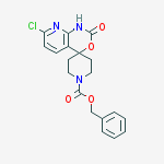 Structure of Benzyl 7'-chloro-2'-oxo-1',2'-dihydrospiro[piperidine-4,4'-pyrido[2,3-d][1,3]oxazine]-1-carboxylate