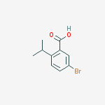 Structure of 5-bromo-2-isopropylbenzoic acid