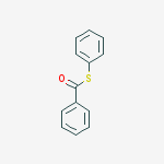 benzenecarbothioic acid, S-phenyl ester 的化学结构式